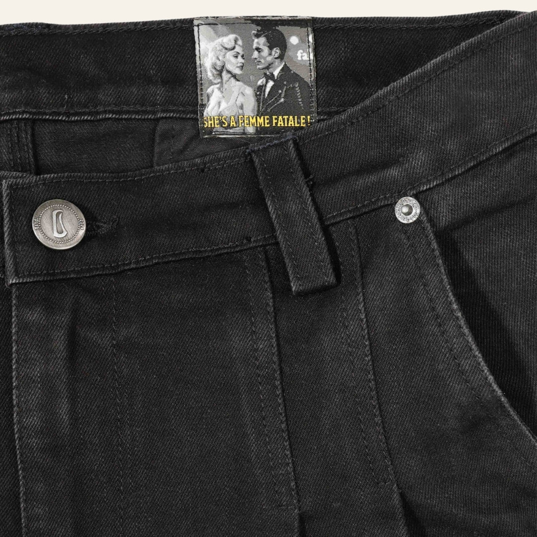 Men's Black Jeans - 1900s Fit