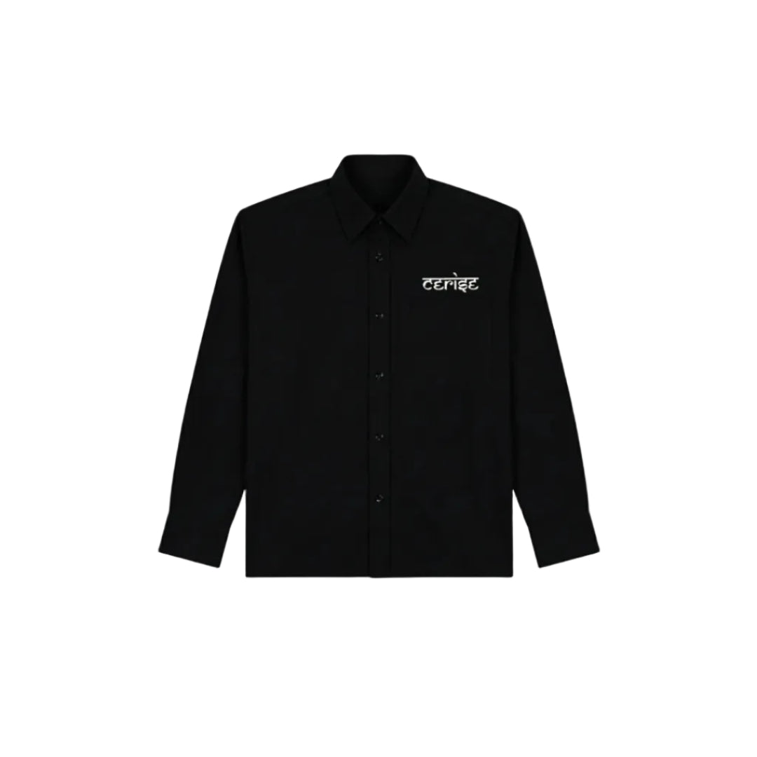 CERISE SIGNATURE SHIRT - BLACK