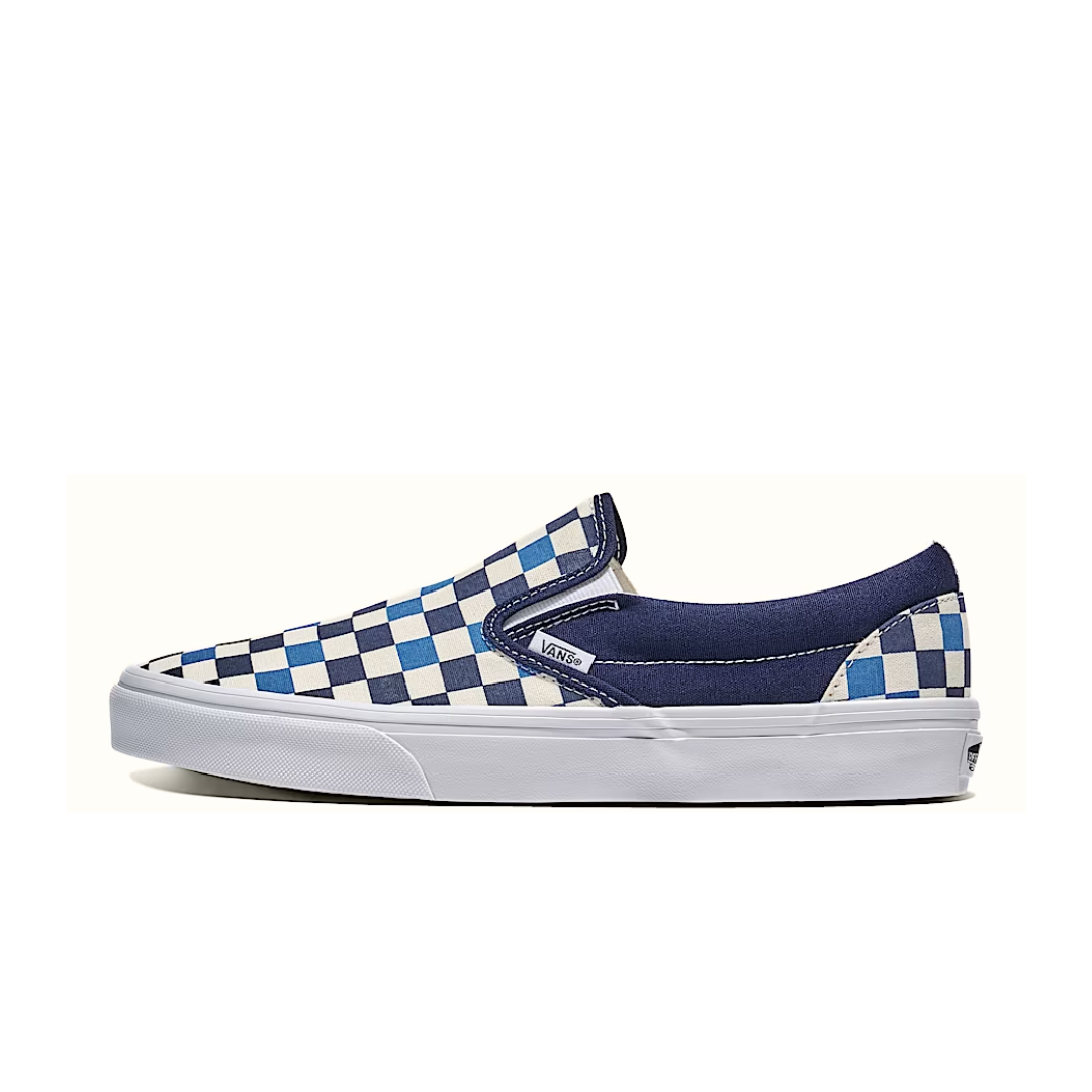 Vans Classic Slip-On Checkerboard Navy Blue White