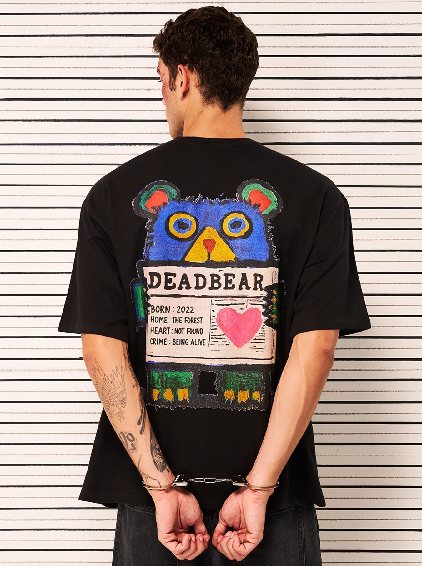 Mugshot Tee Black