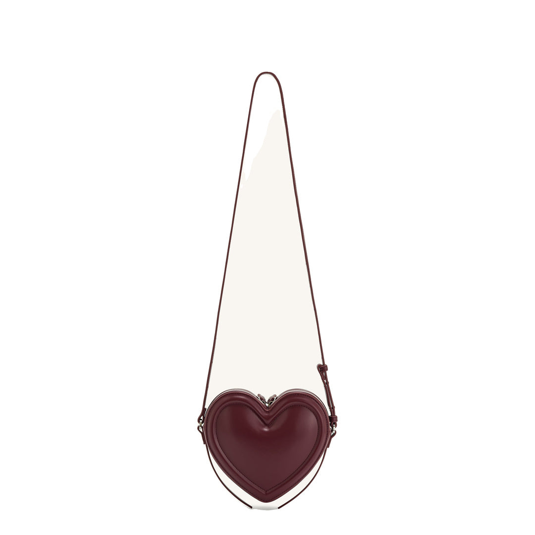 JW PEI Arlene Heart Shaped Bag - Claret