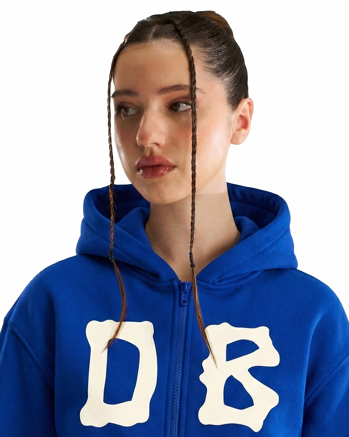 Bone Zipper Royal Blue