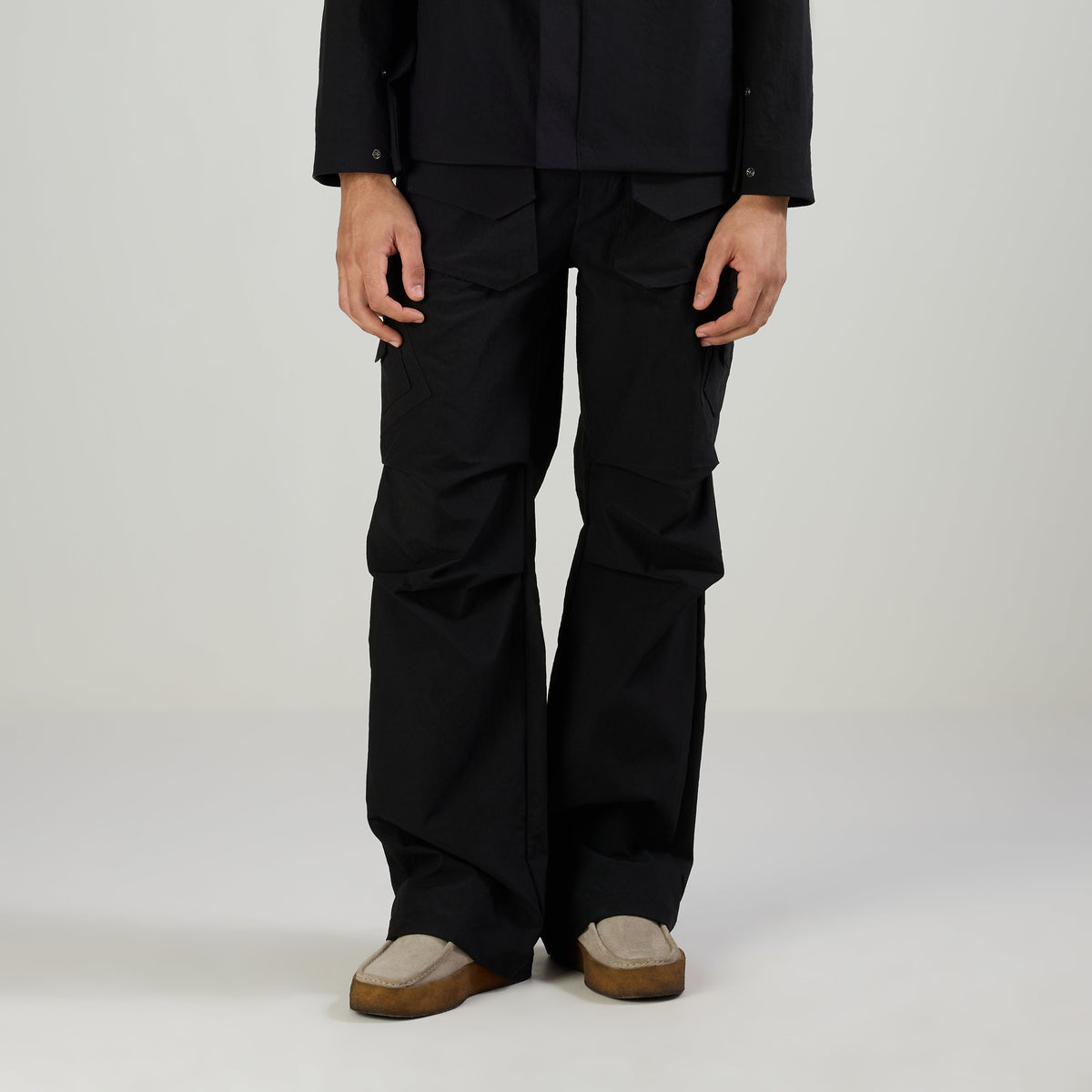 PARACHUTE PANTS TYPE-2 - BLACK