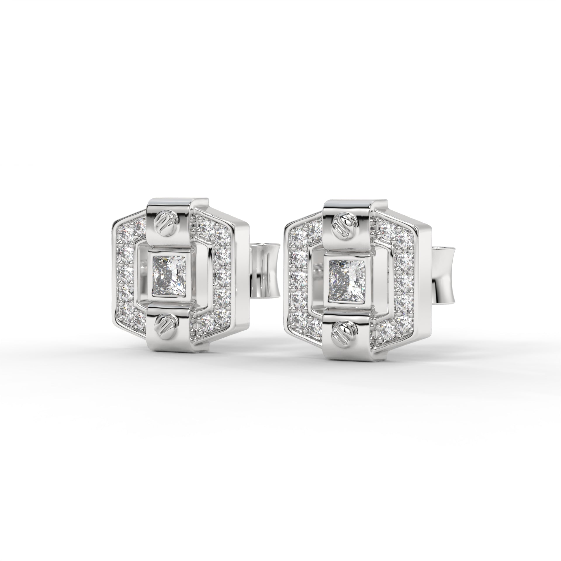 CROWN LOCK STUDS