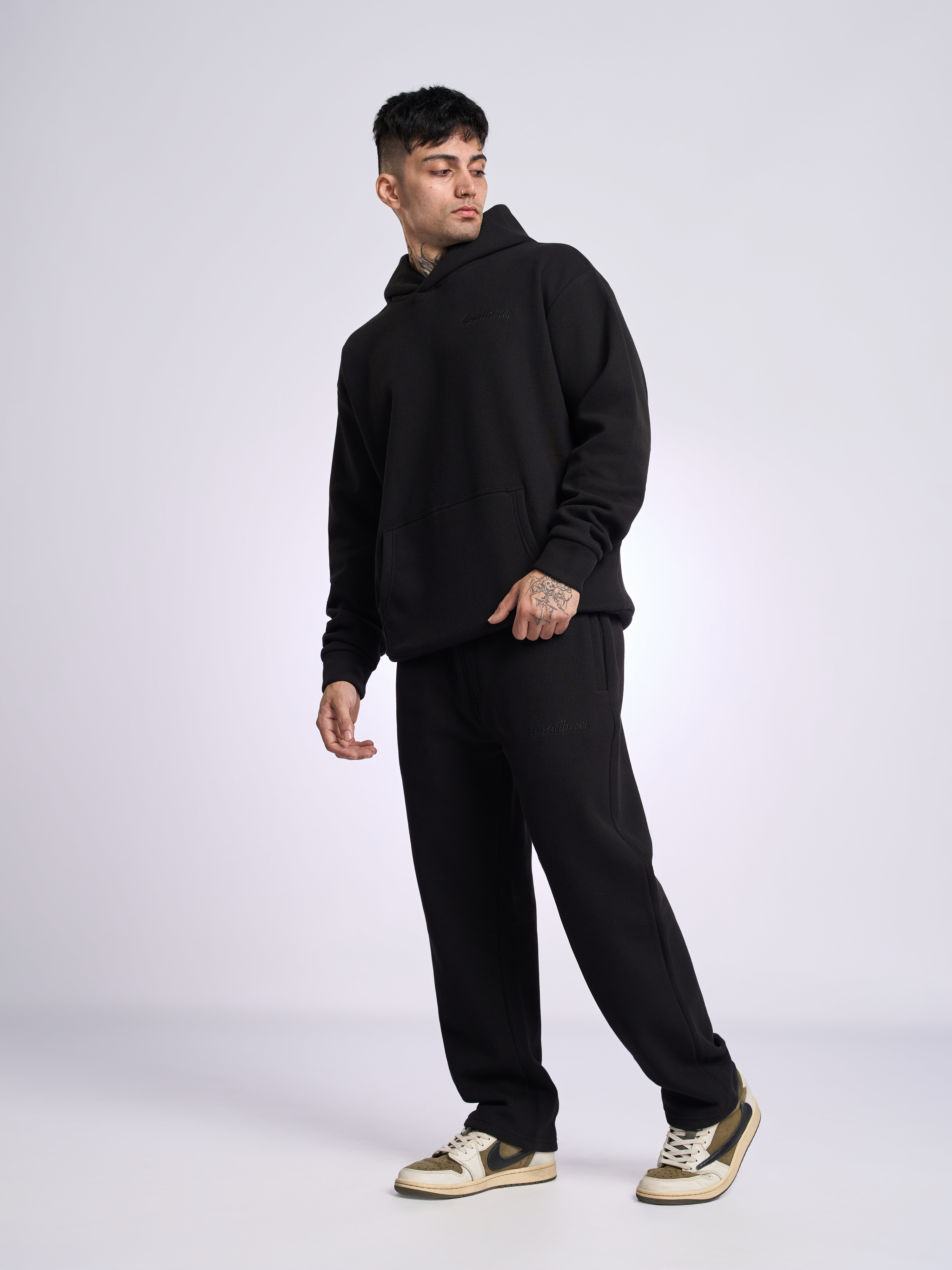 Co-ord Hoodie Black