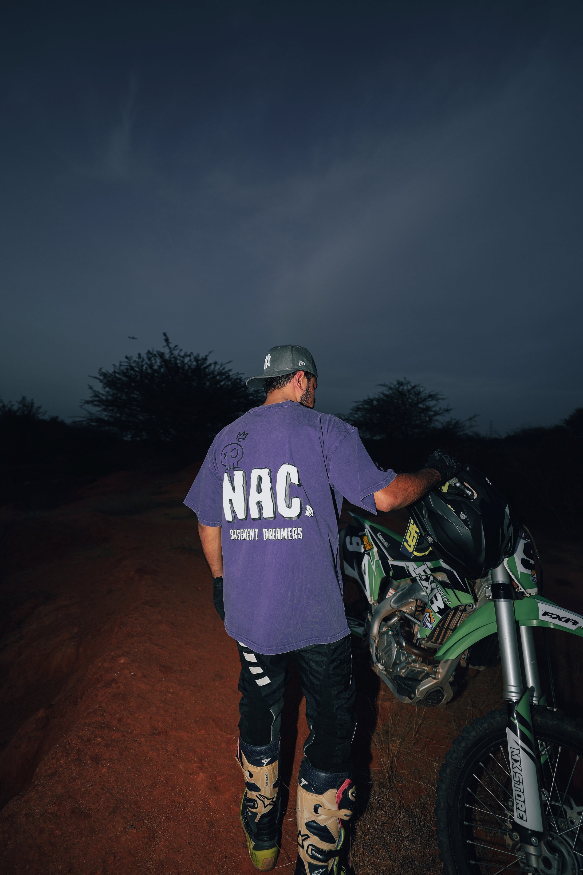 ASPHALT STUDIO TEE - PURPLE