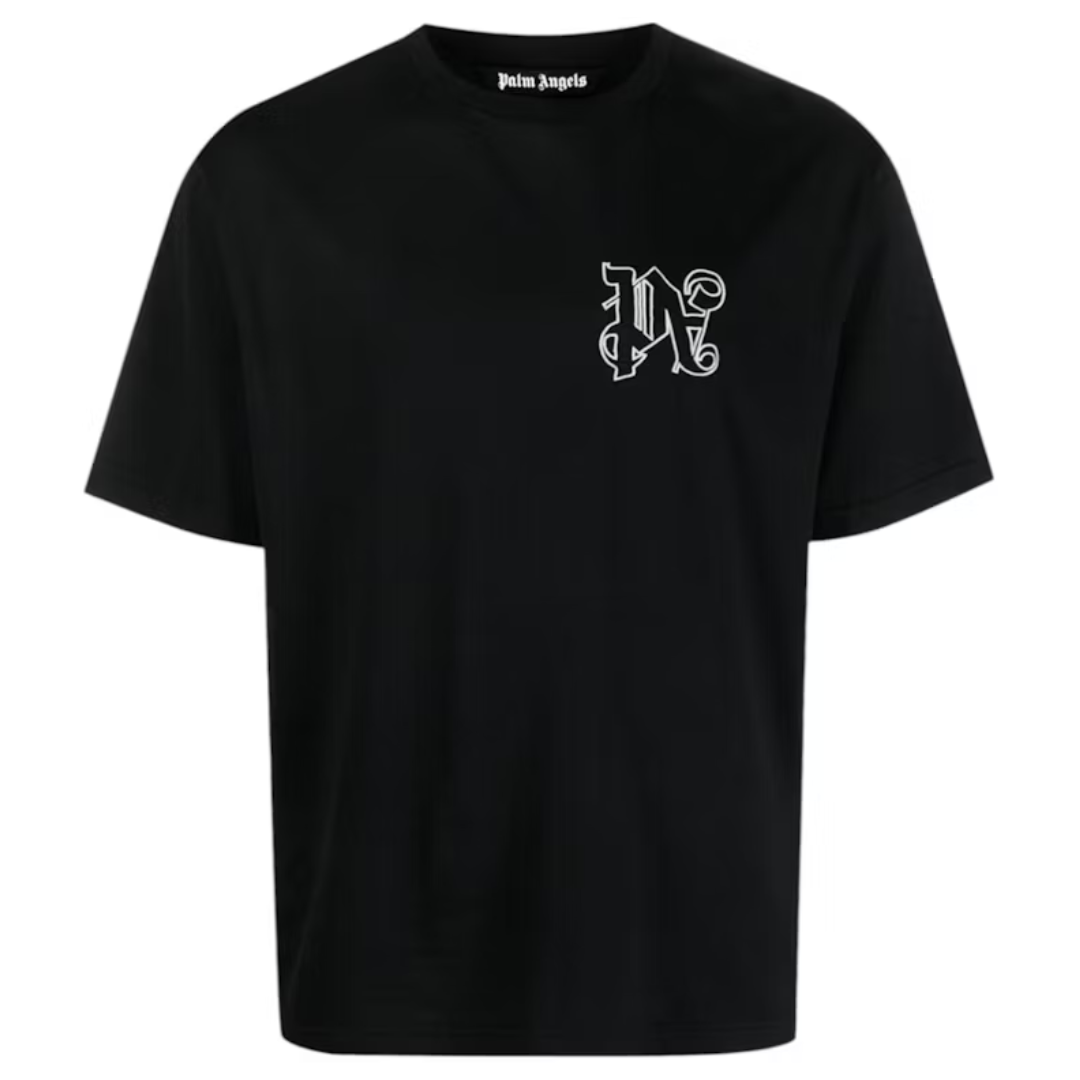 Palm Angels PA Monogram Regular T-shirt Beige