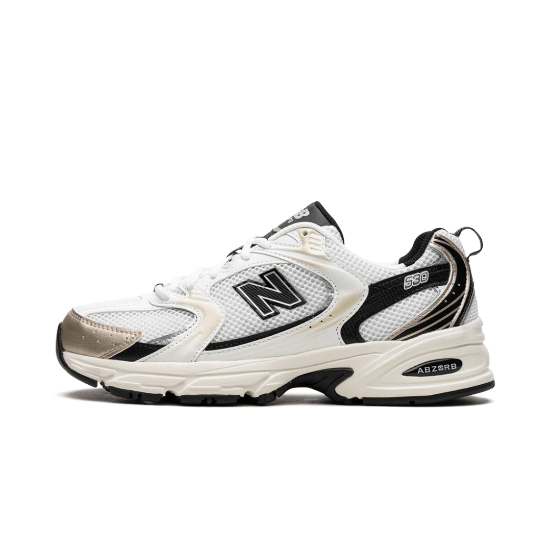New Balance 530 White Light Gold Metallic