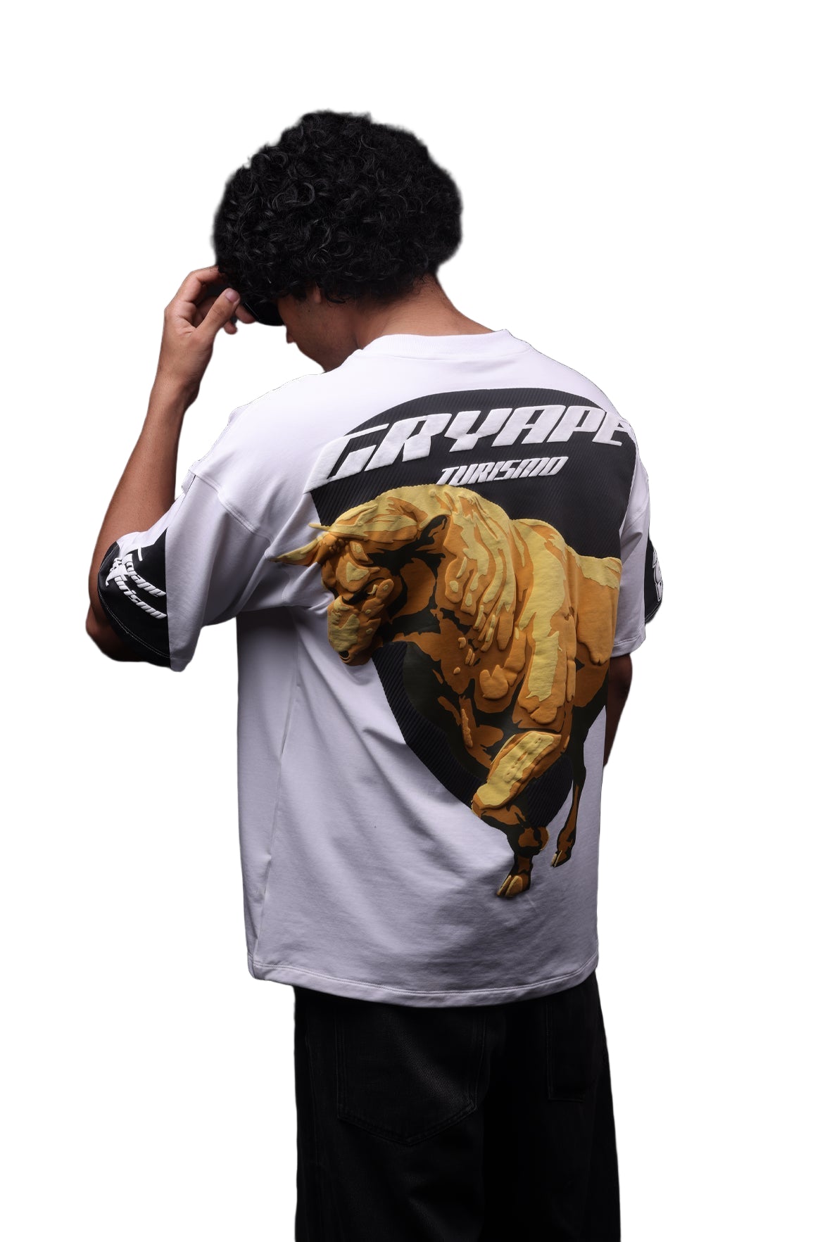 GT WHITE BULL T-SHIRT