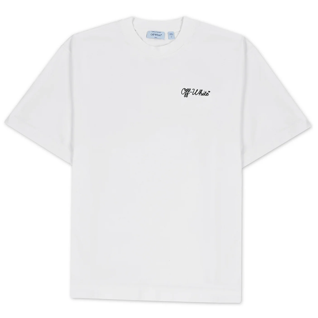 Off White Script Skate Tee WHITE