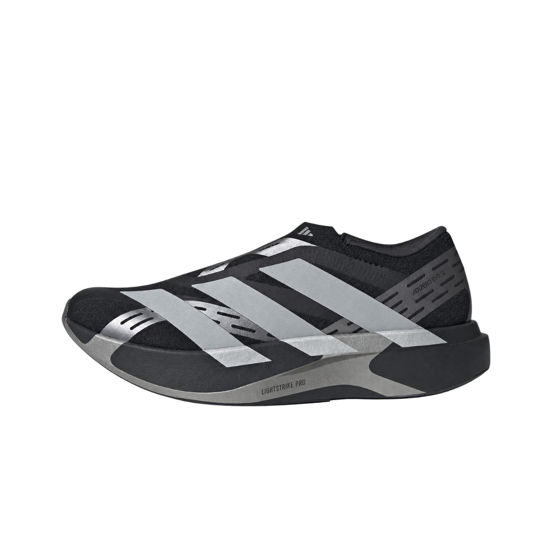 adidas Adizero EVO SL Laceless LIGHTSTRIKEPRO Core Black Silver Night Metallic