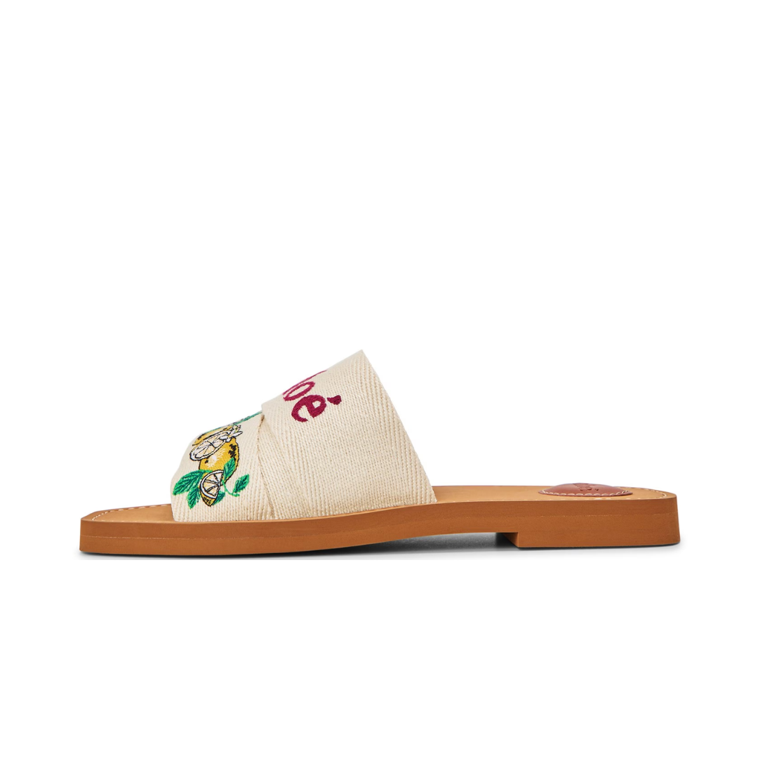 CHLOE WOODY MULE CITRUS YELLOW