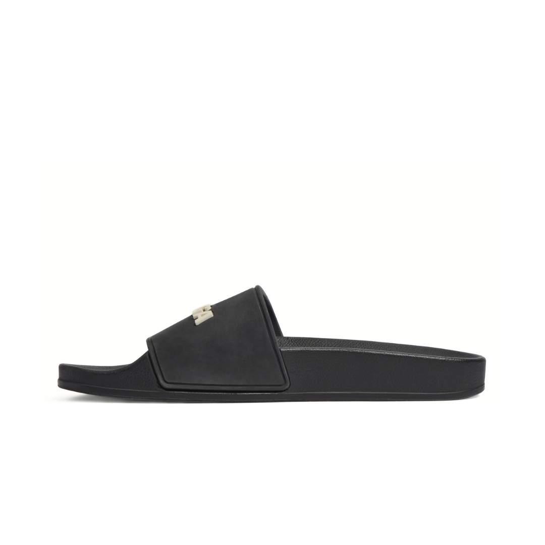 Balenciaga Pool Slide Black White