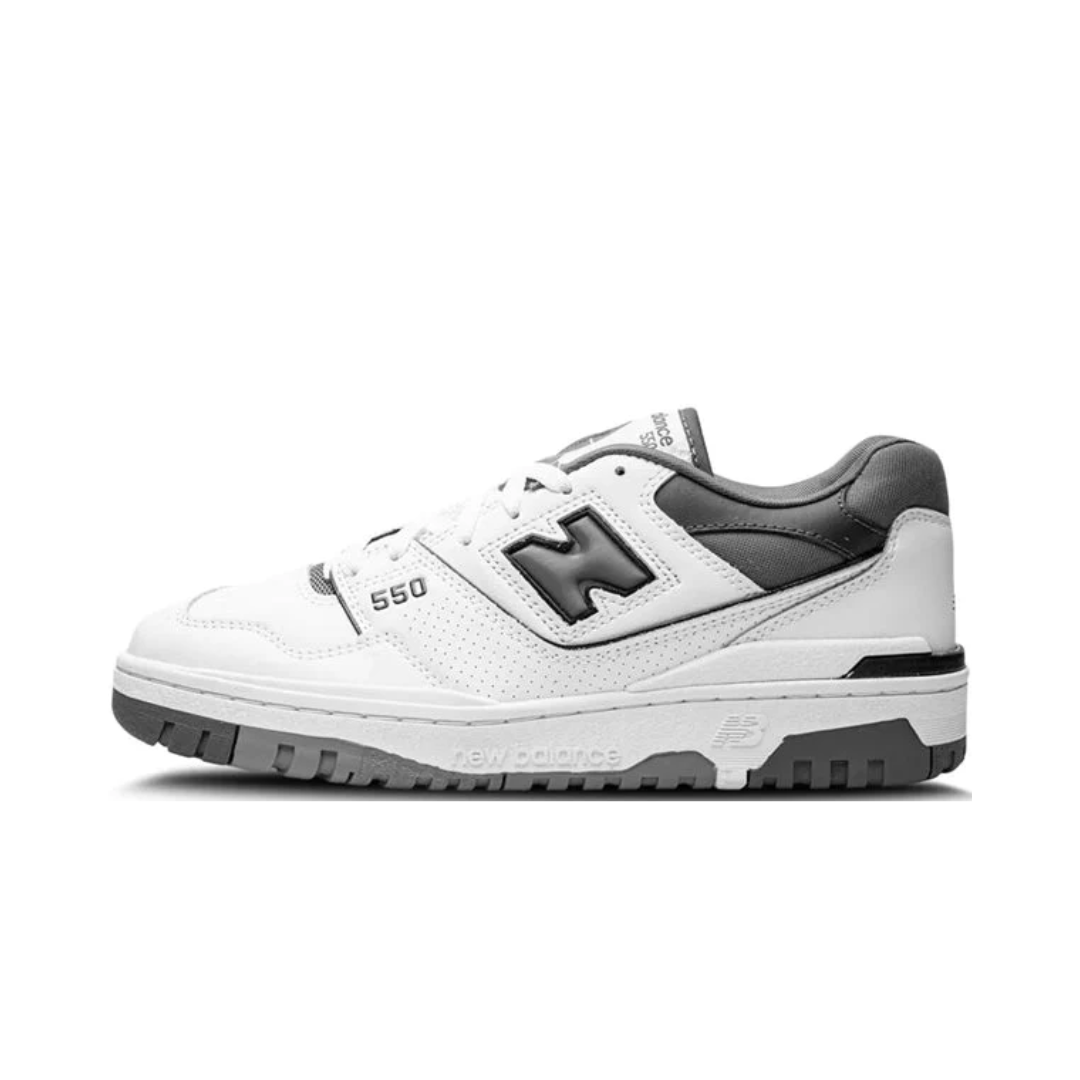 New Balance 550 White Grey Dark Grey