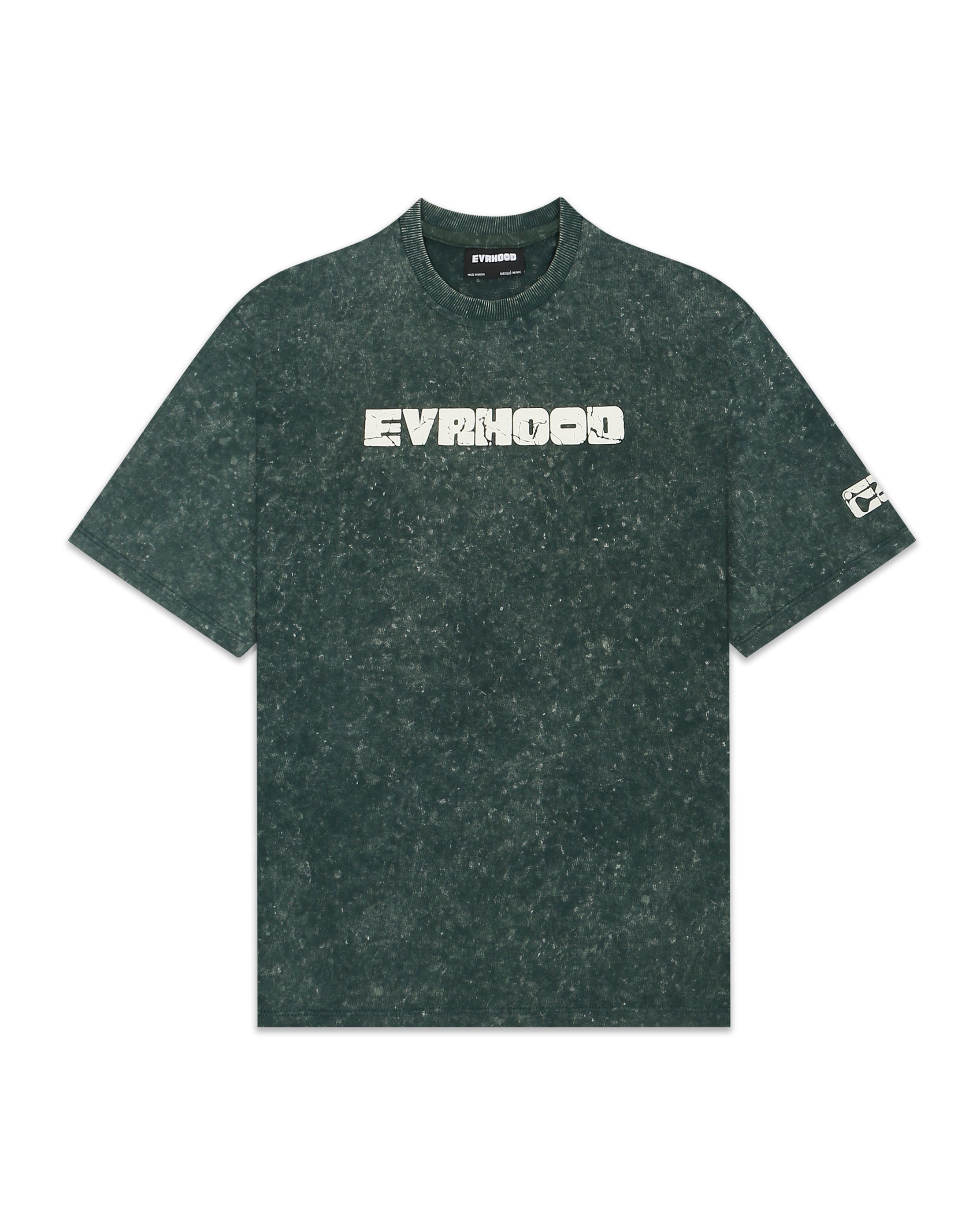 Retro Wash - Green - Evrhood oversized acid wash t-shirt