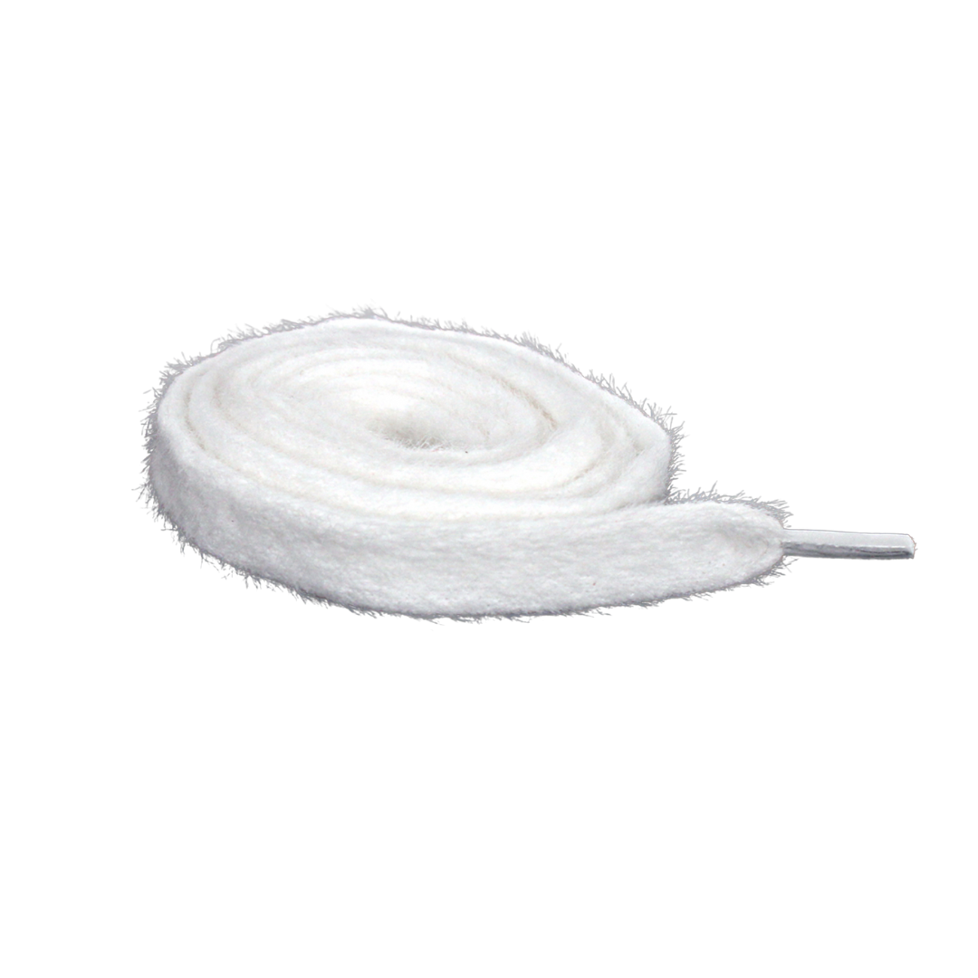 COZY FUZZY WHITE WIDOW FAT LACES BY KNOTTY