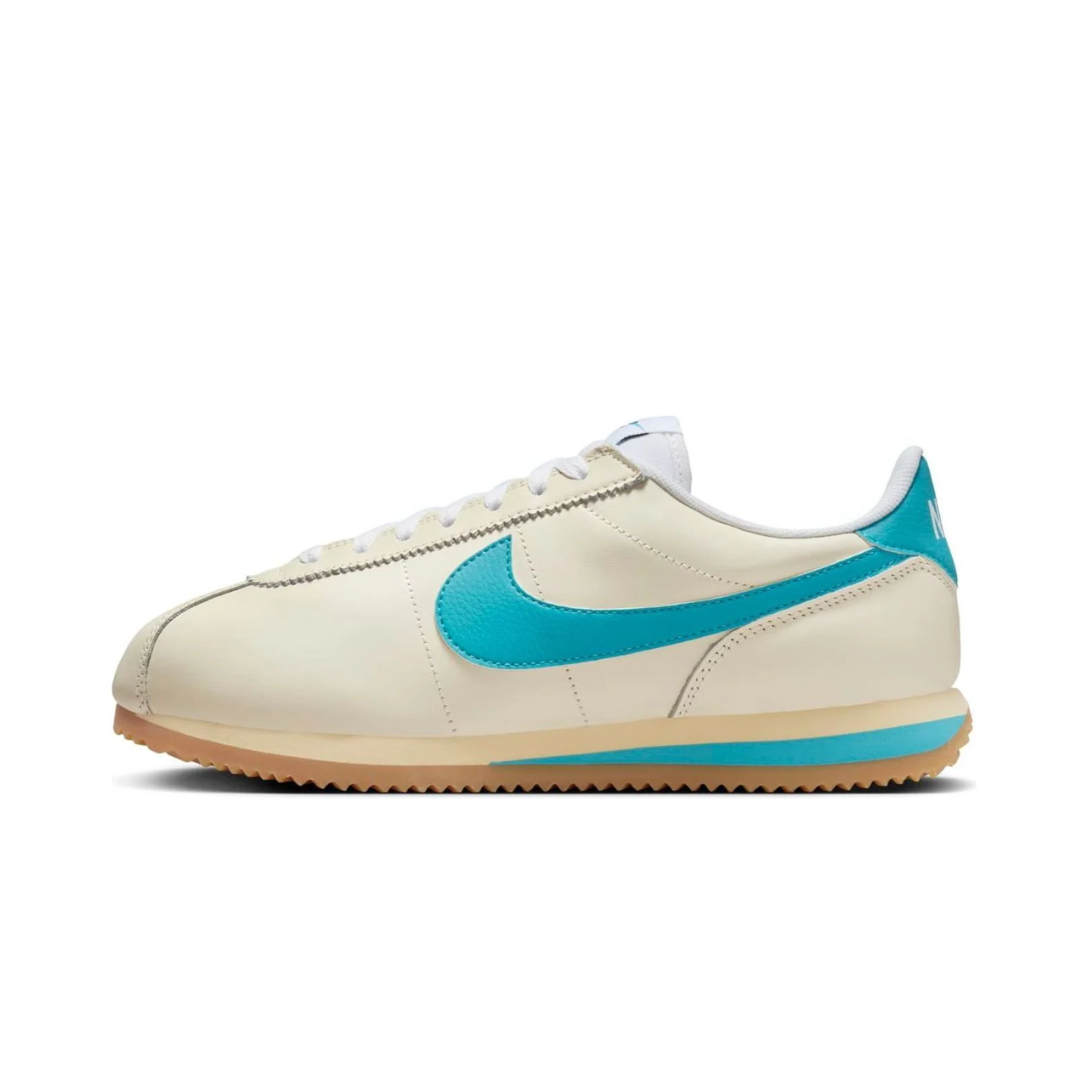 Nike Cortez Coconut Milk Gum Yellow Pale Vanilla Teal Nebula (W)