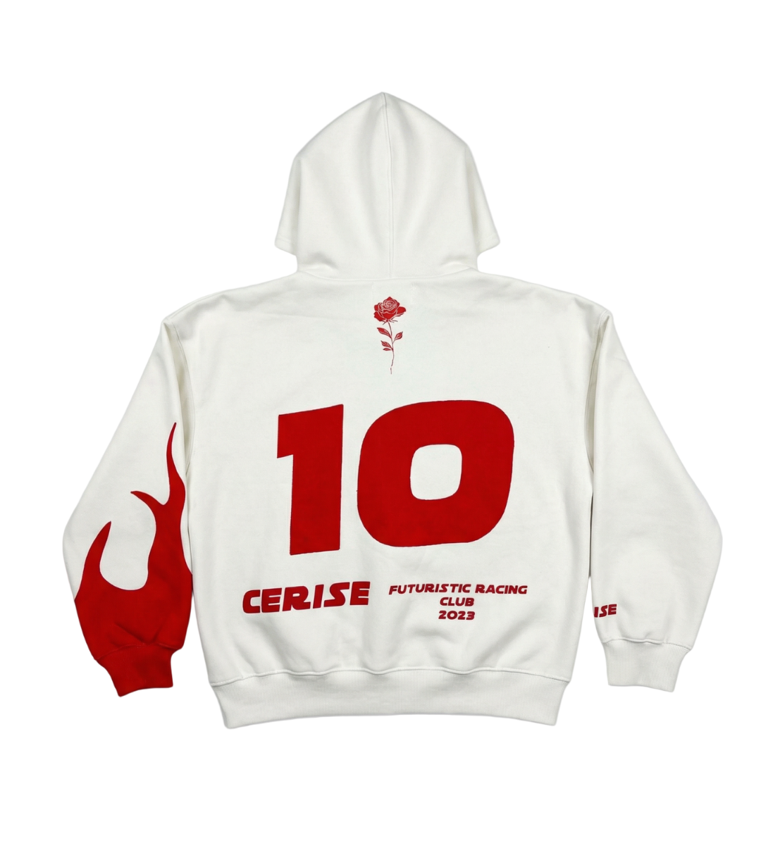 THE NO 10 FLAME RACER HOODIE
