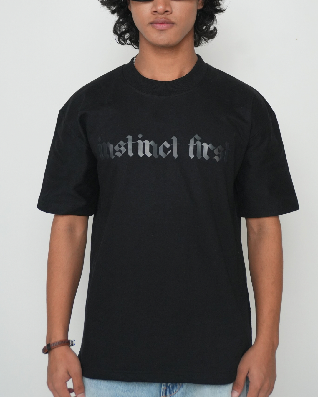Anti-Romantic Oversized T-shirt - (Black)