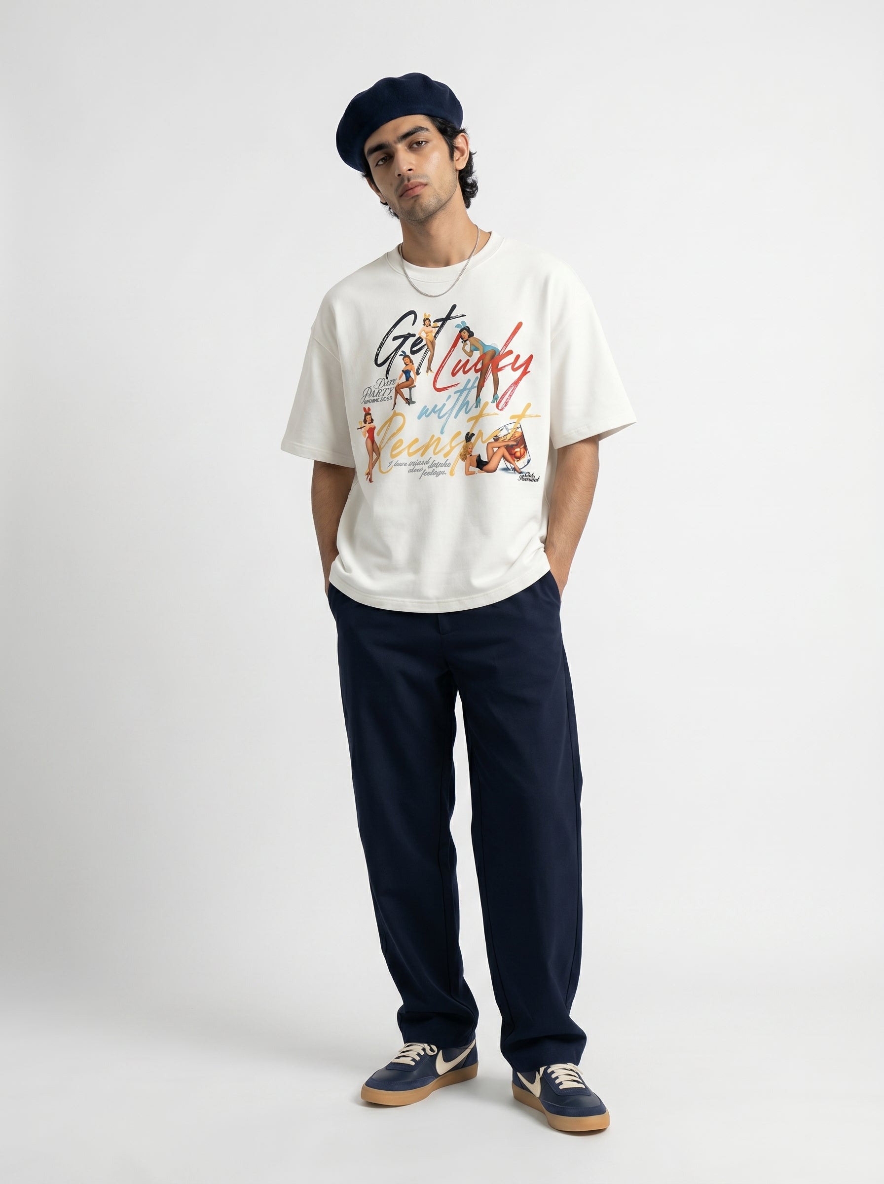 Get Lucky T-shirt - White