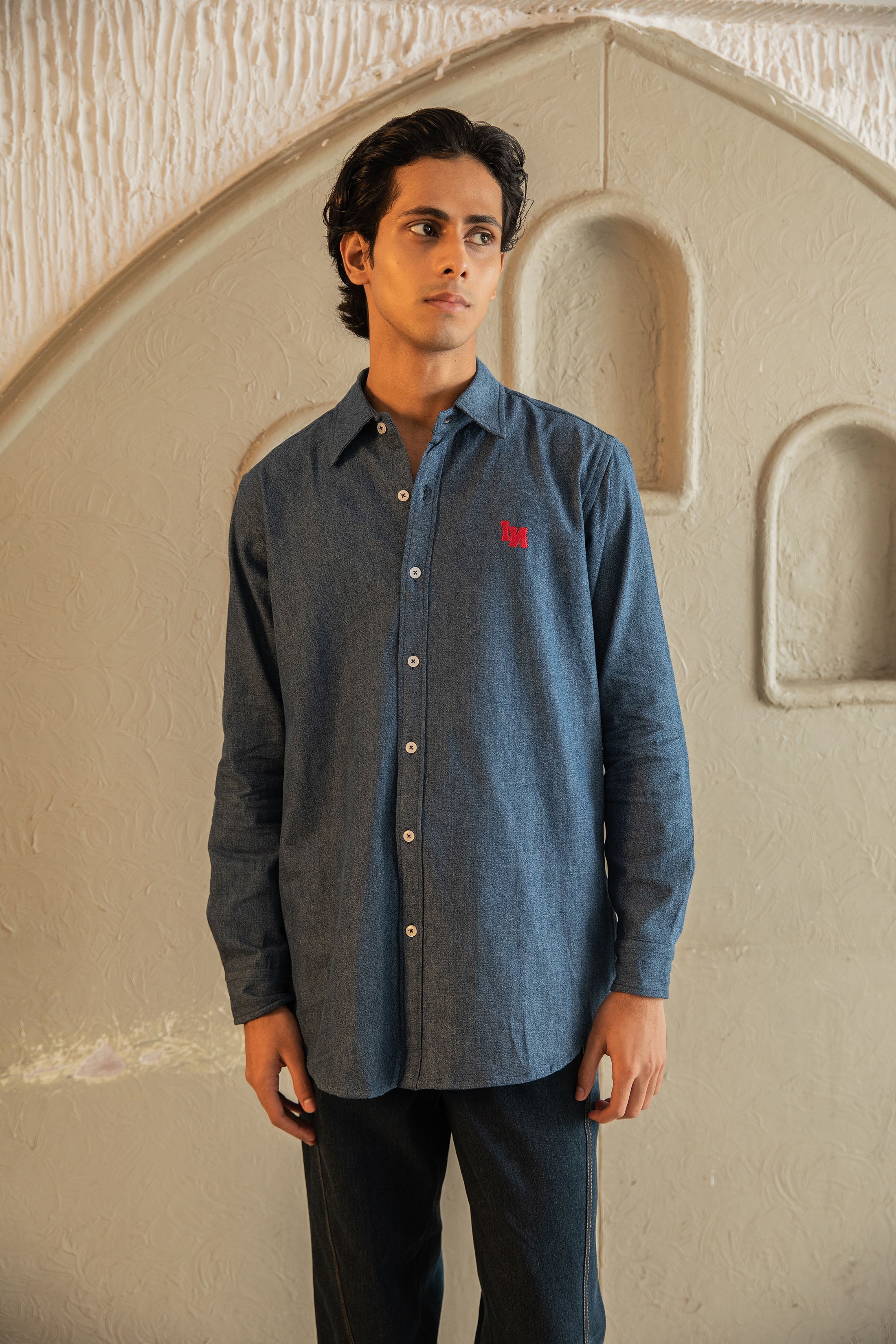 Denim Shirt - (Classic Blue)