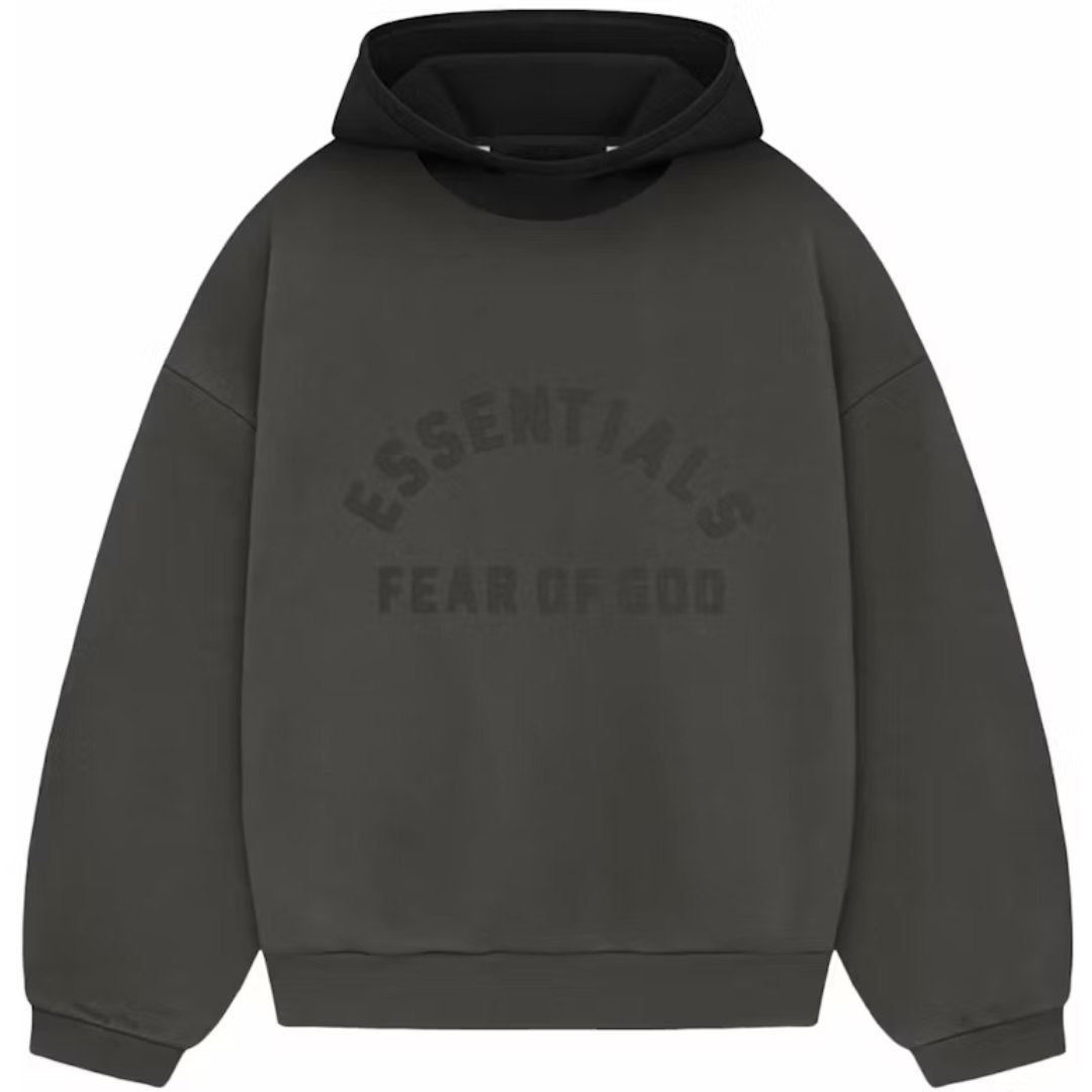 Fear of God Essentials NYLON Fleece Hoodie INK JET BLACK