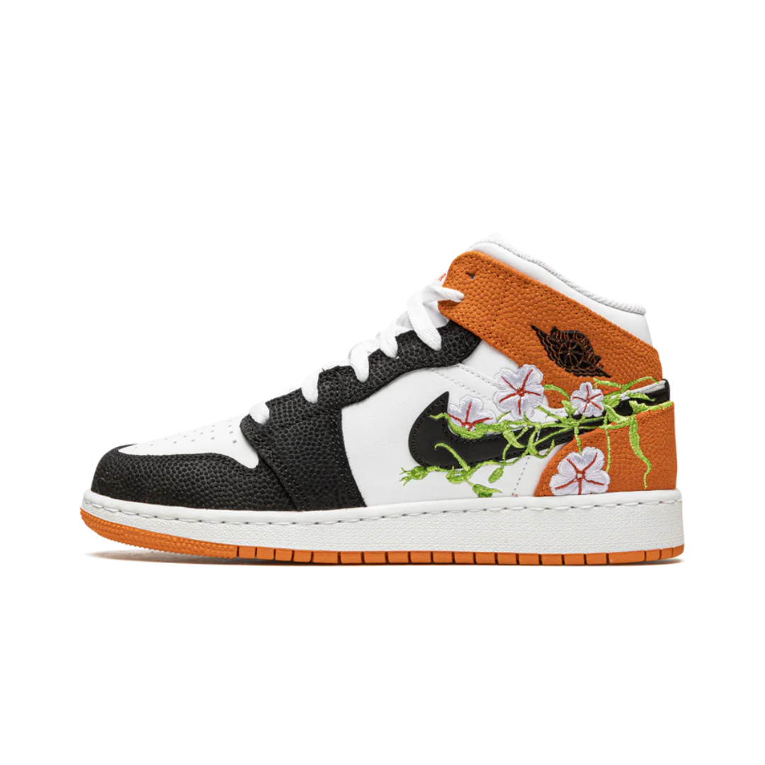Jordan 1 Mid SE Basketball Blossom (GS)