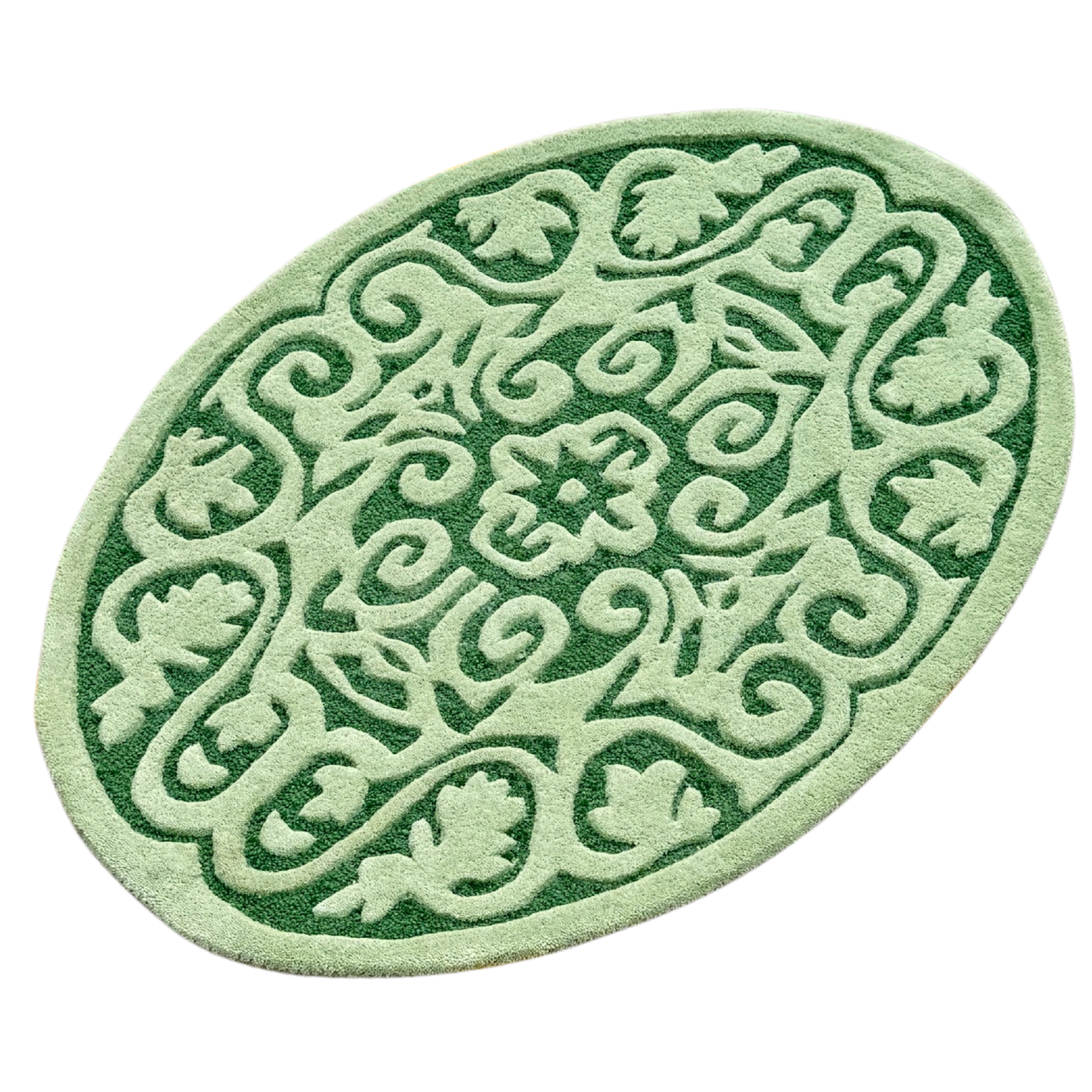 Moss Mosaic Custom Rug