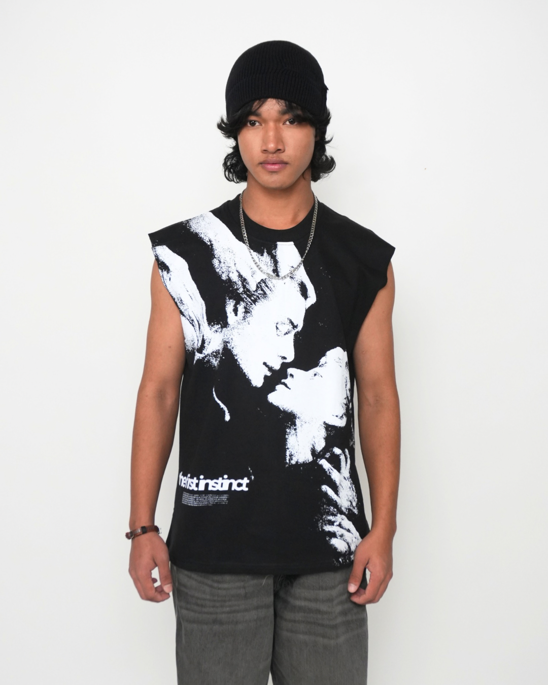 The First Instinct - Sleeveless T-shirt (Black)