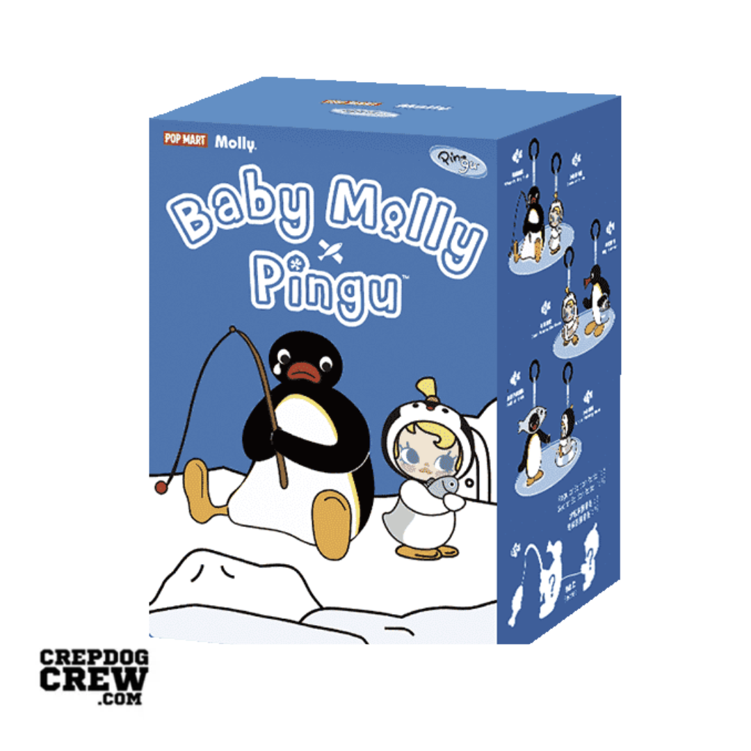 Pop Mart Baby Molly x Pingu Happy Fishing Series Plush Pendant Sealed