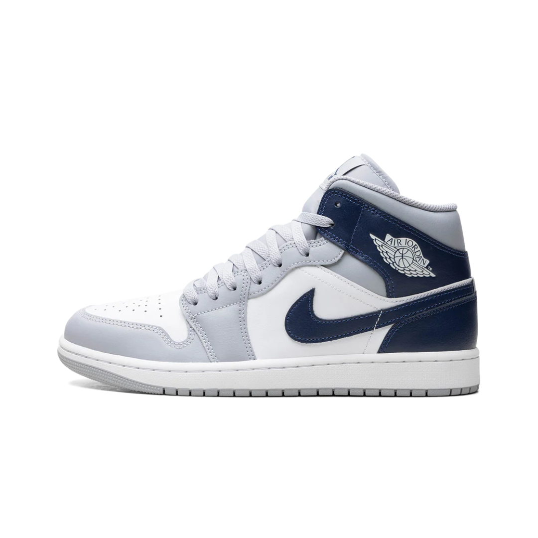 Jordan Mid Wolf Grey Midnight Navy - Main Image