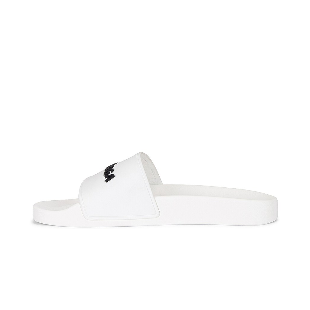 BALENCIAGA POOL SLIDE WHITE