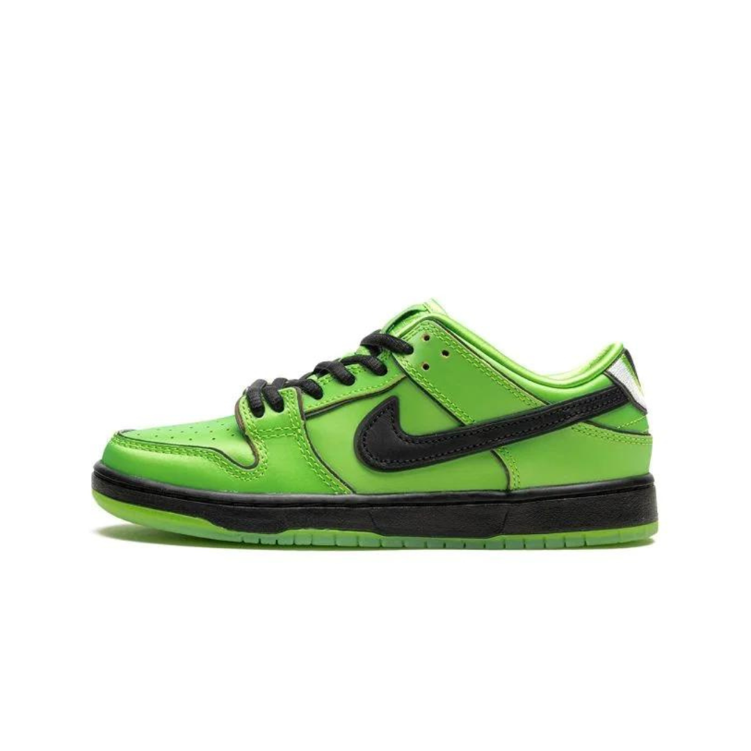 Nike SB Dunk Low The Powerpuff Girls Buttercup (Pre School Kids)
