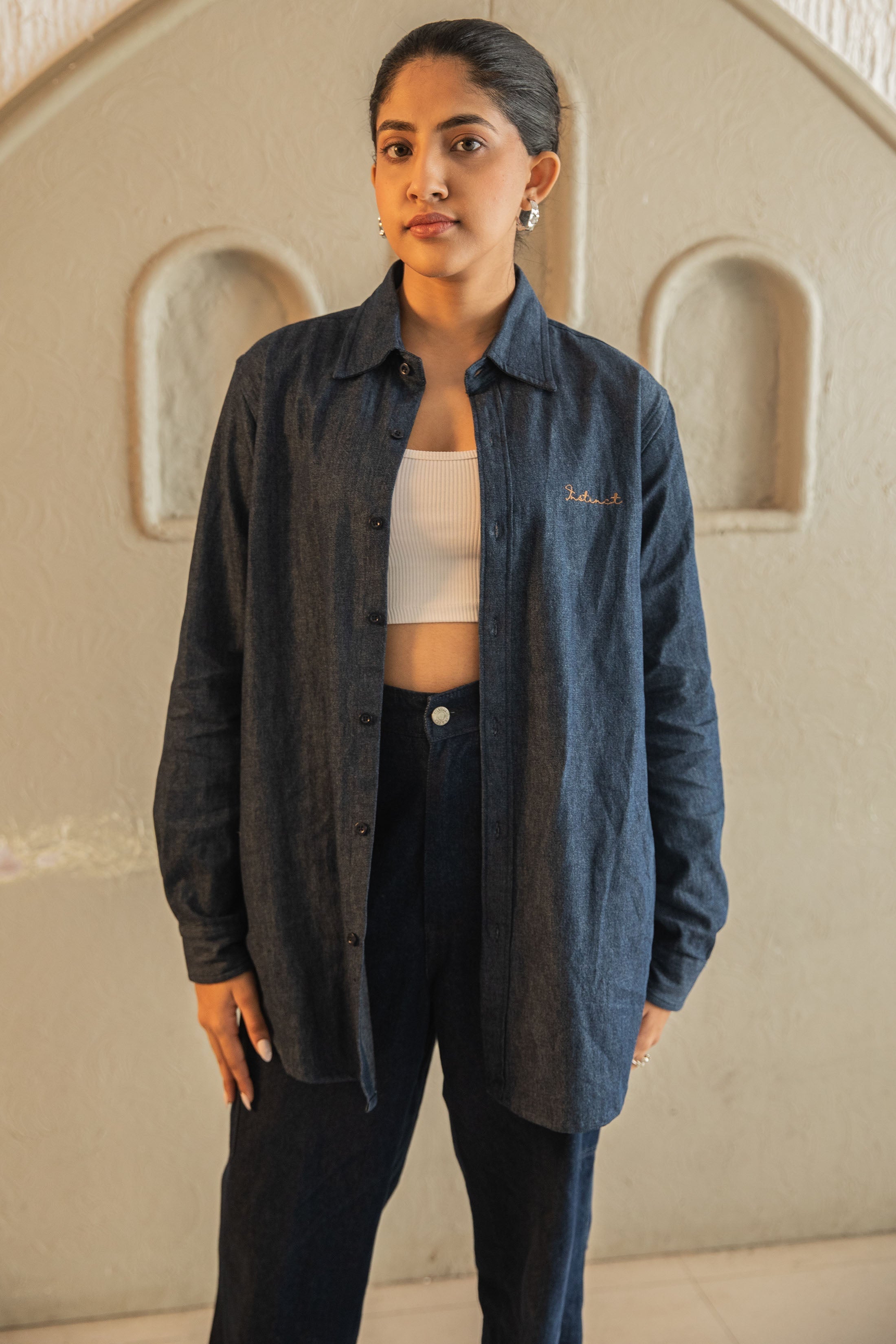 Denim Shirt -(Indigo)