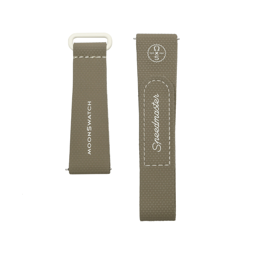 Swatch x Omega Bioceramic Moonswatch Dark Brown Sand Straps