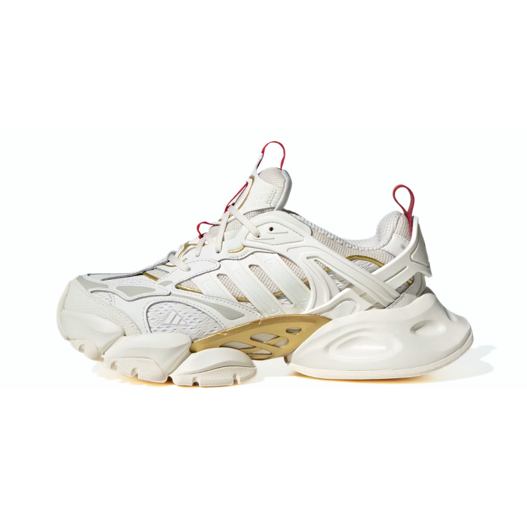 adidas XLG Runner Deluxe Off White Gold Metallic Red