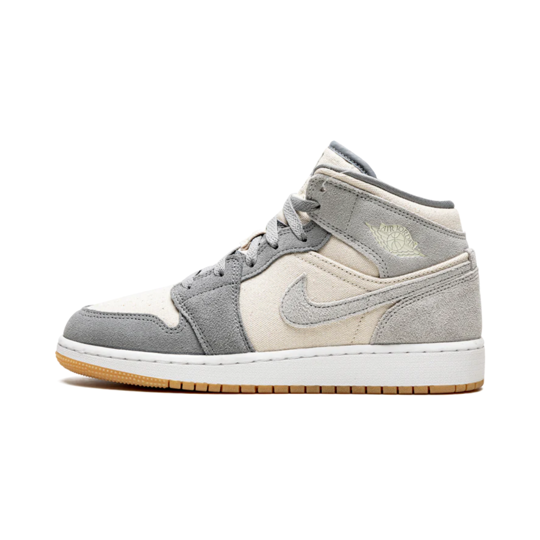 Jordan 1 Mid SE Coconut Milk Particle Grey (GS)
