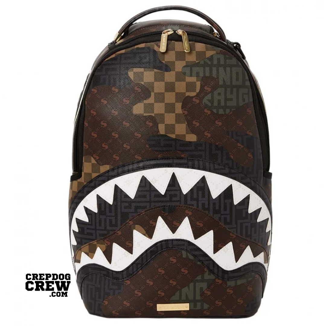 SPRAYGROUND CAMO BRANDED DLX BACKPACK
