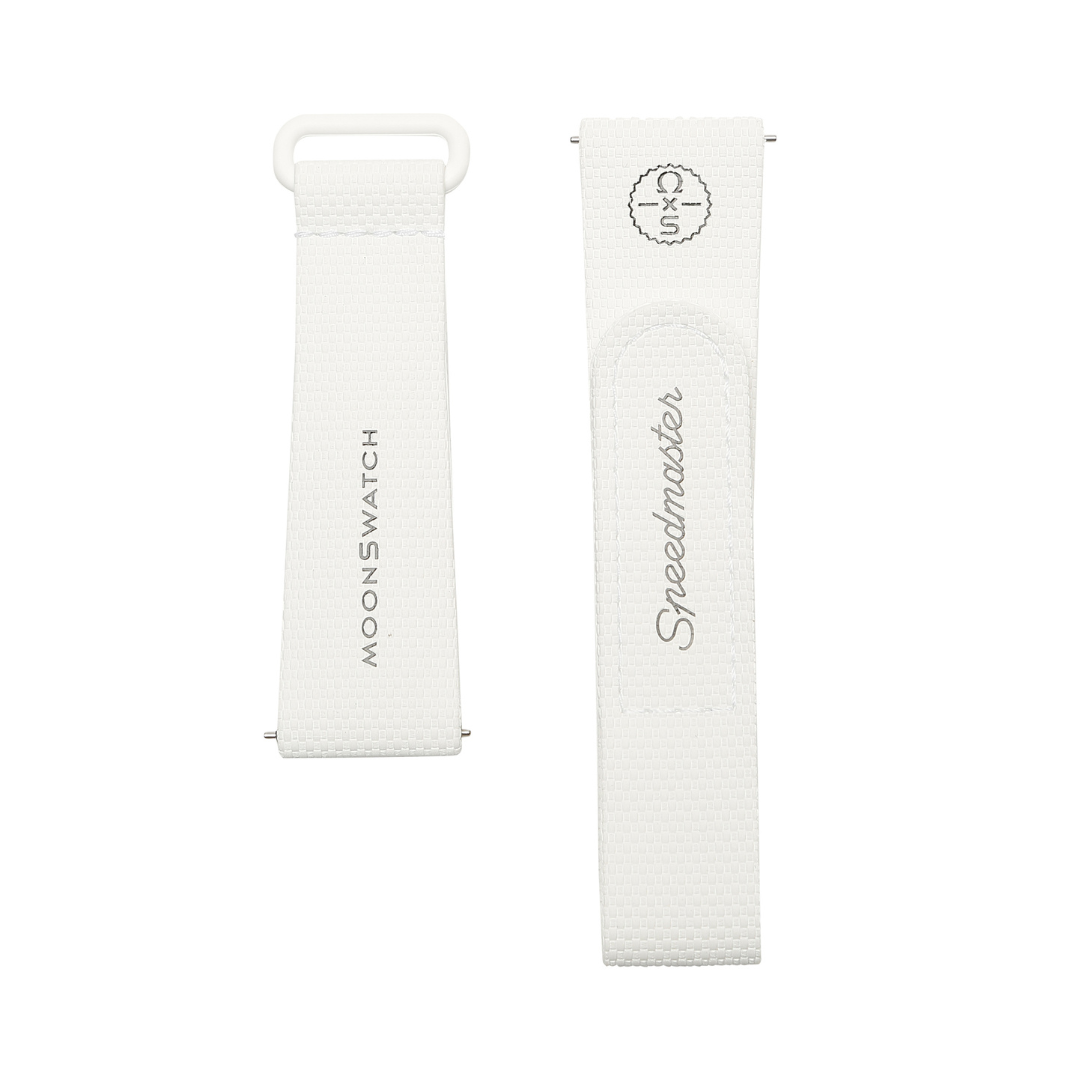 Swatch x Omega Bioceramic Moonswatch White Straps