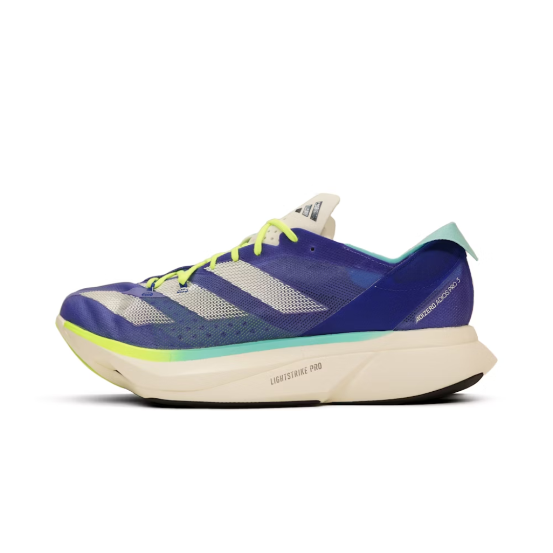 adidas Adizero Adios Pro 3 Cobalt Blue Zero Metalic Lucid Lemon
