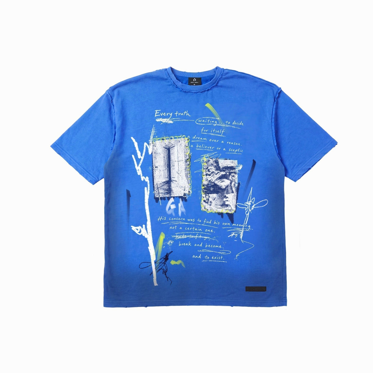 HALF TRUTH T-SHIRT (COBALT)