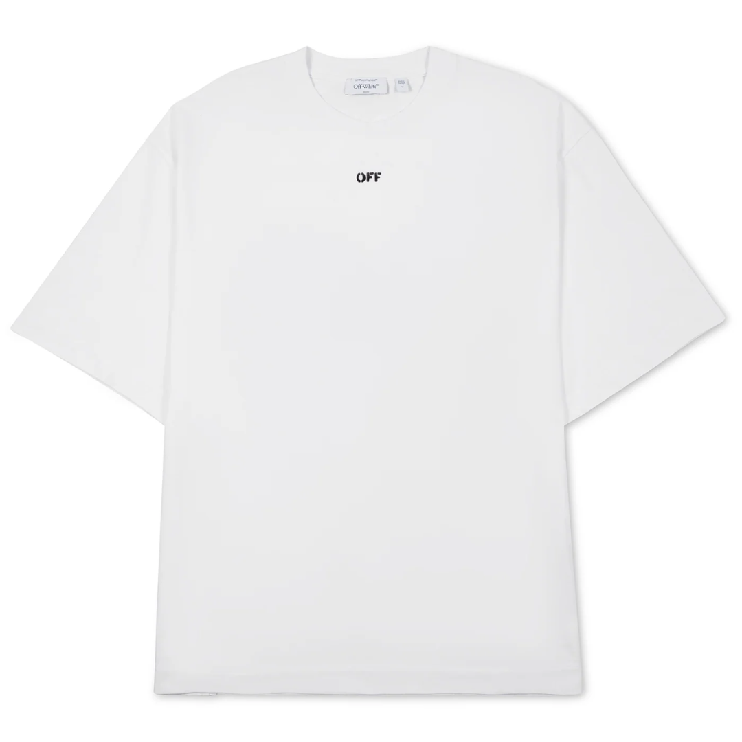 Off White 3D Spray Arrow Skate Tee WHITE