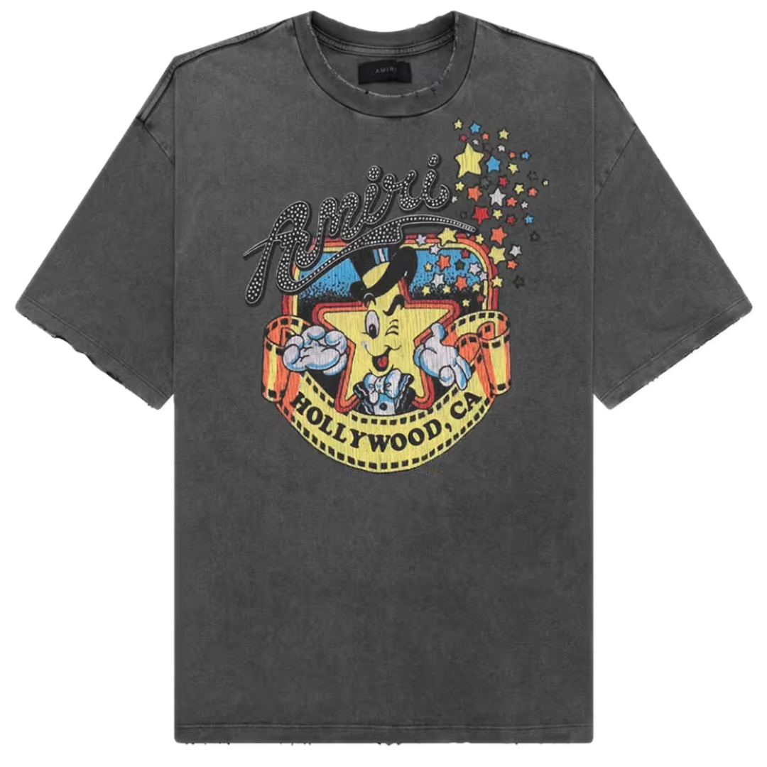 AMIRI MR. HOLLYWOOD OVERSIZED Tee BLACK