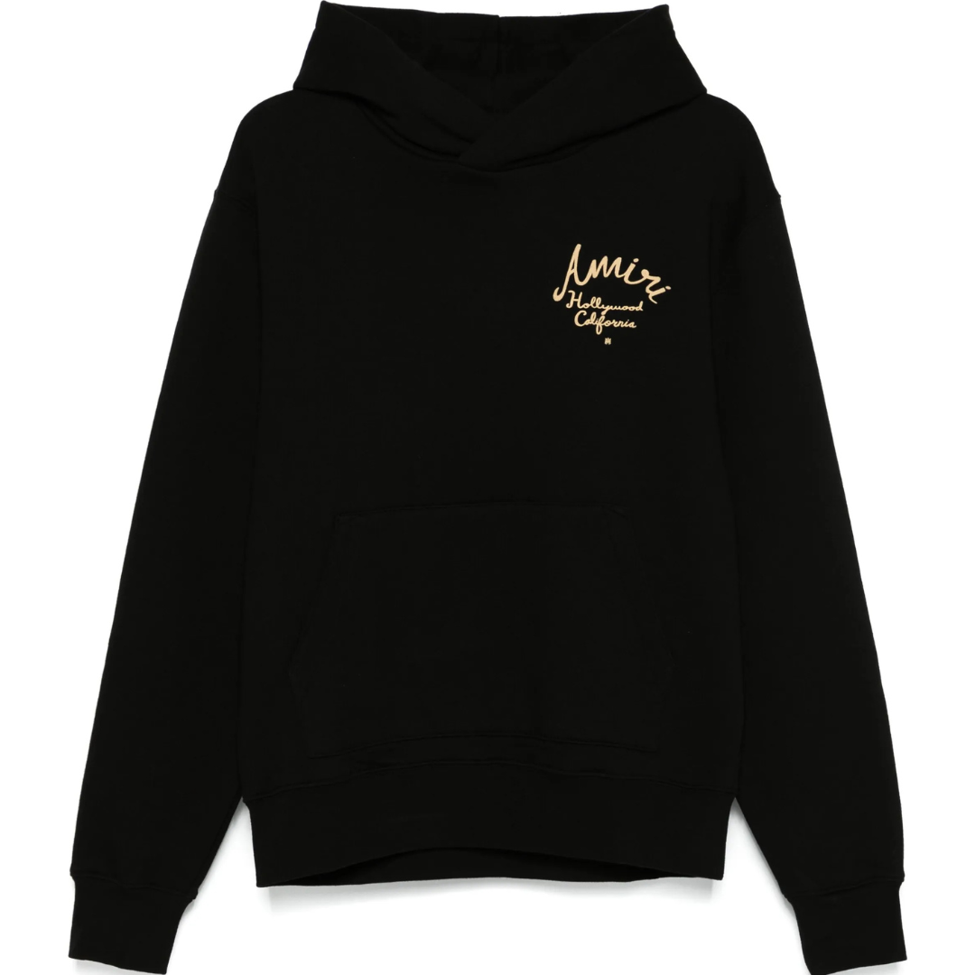 AMIRI HOLLYWOOD HOODIE BLACK