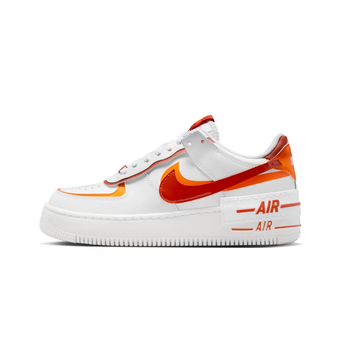 Nike Air Force 1 Shadow White Bright Ceramic Dark Russet (W)