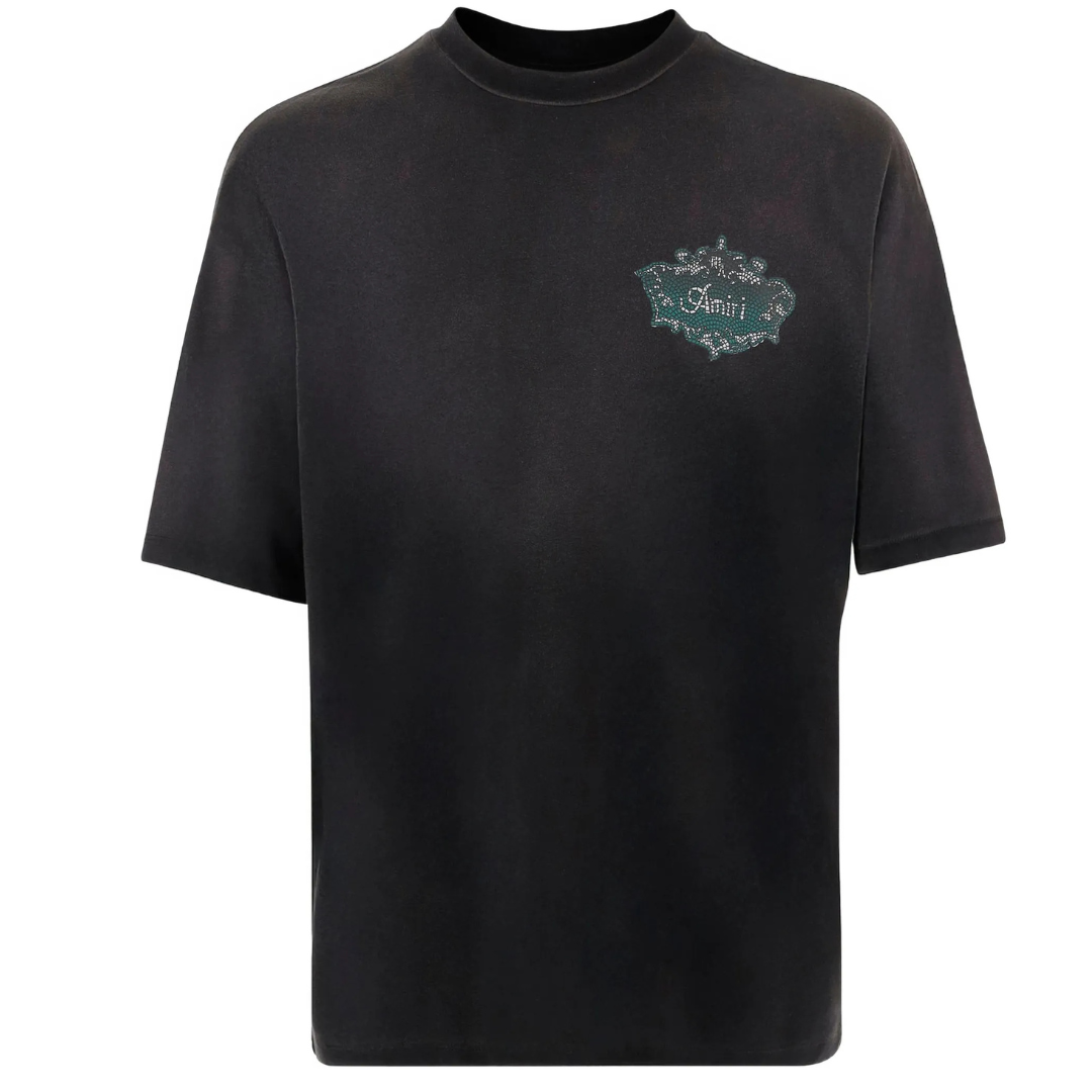 AMIRI CHATEAU CREST TEE BLACK
