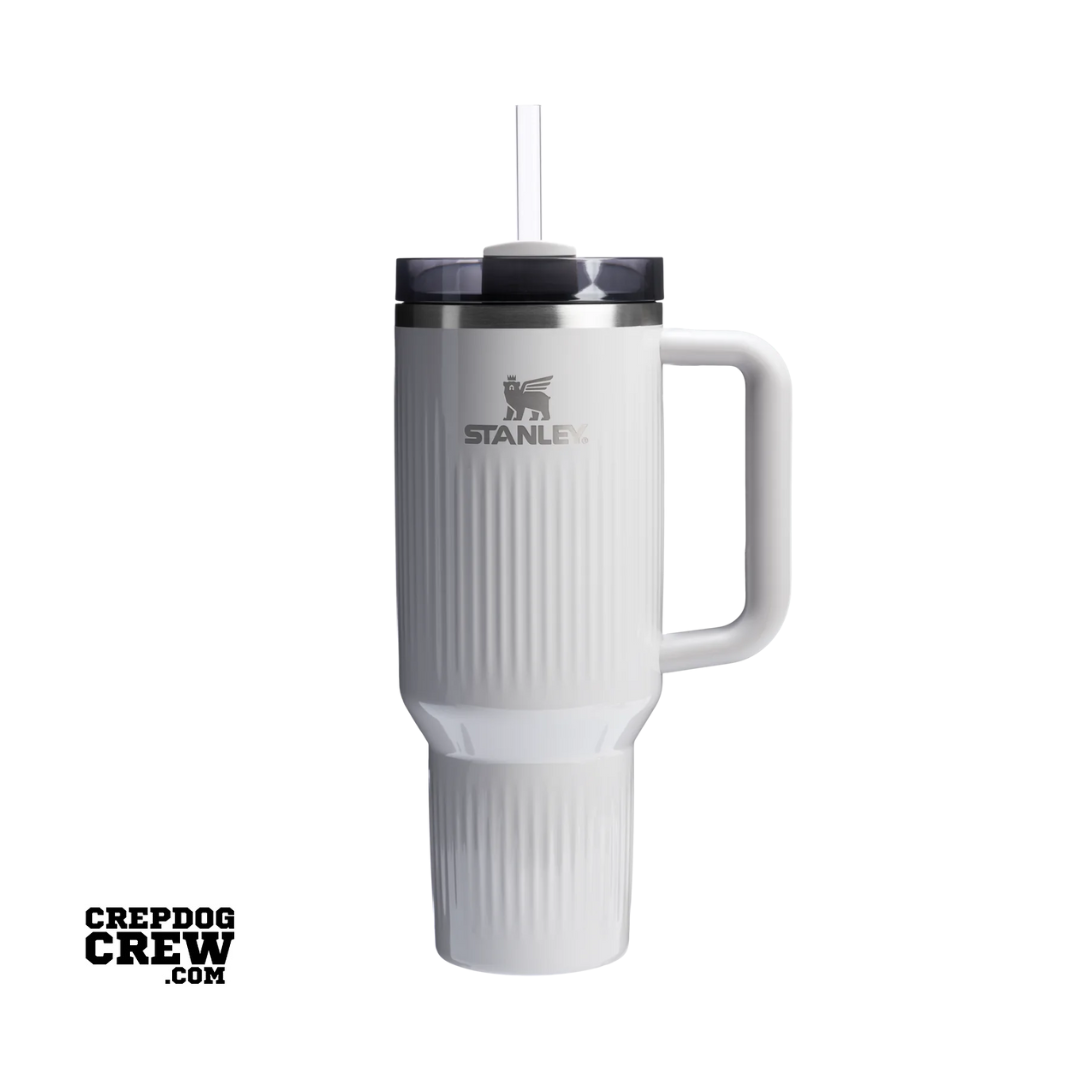 STANLEY TUMBLER Mug FlowState Fluted Ash Gloss 40 Oz