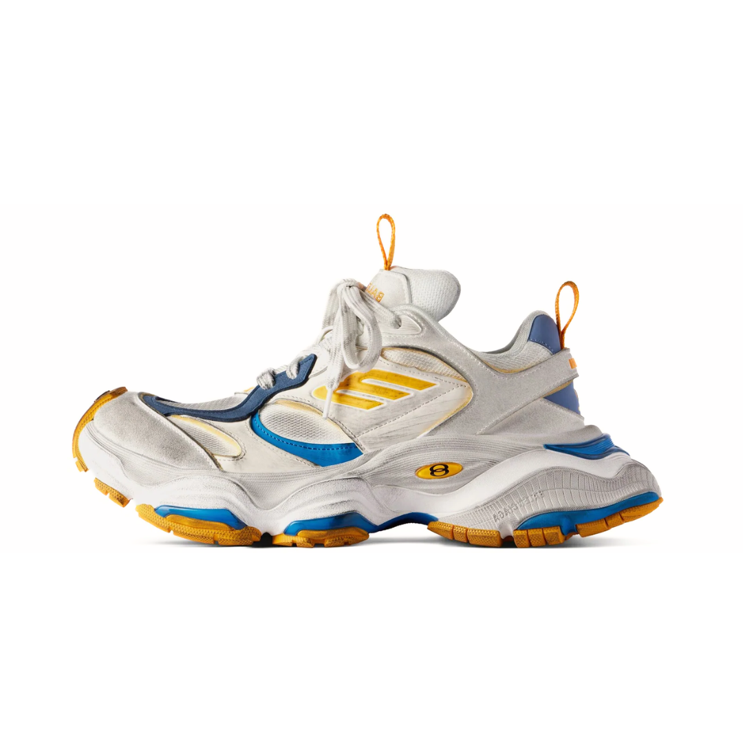 Balenciaga Cargo Worn-Out White Orange Blue