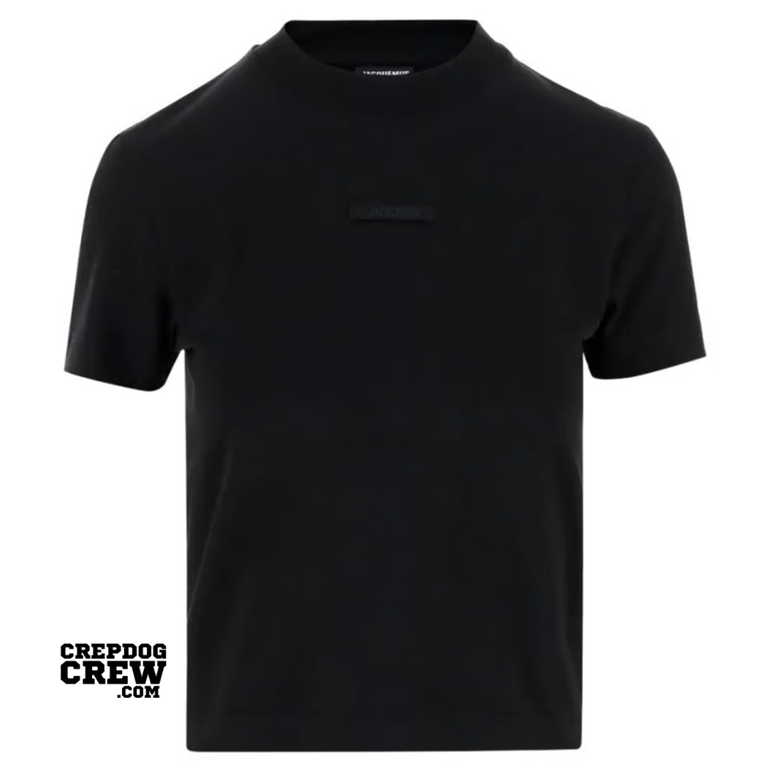 JACQUEMUS THE GROS GRAIN Tee BLACK