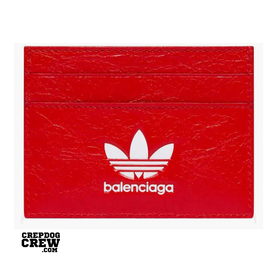 BALENCIAGA X ADIDAS CARD HOLDER RED